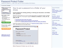 Tablet Screenshot of password-protect-software.com